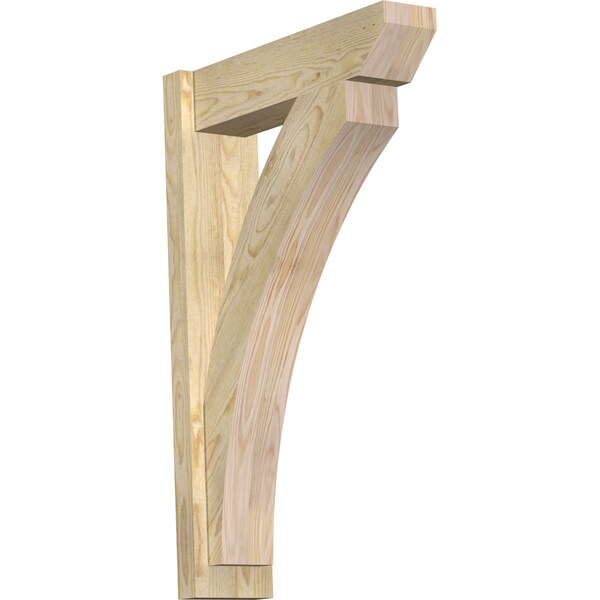 Ekena Millwork Thorton Slat Rough Sawn Outlooker, Douglas Fir, 6"W x 22"D x 34"H OUT06X22X34THR06RDF - main